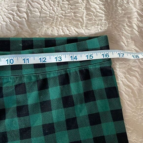 Style & Co Petite Basic Plaid Leggings Size PL Buffalo Green Plaid - Picture 5 of 6